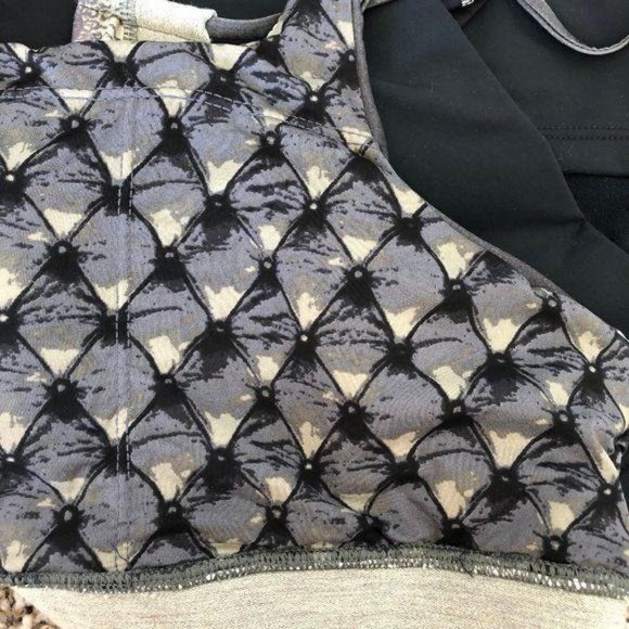 FP Movement Halter X Open Back Smocked Sports Bra - Picture 8 of 8